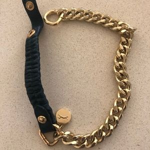 Bimba Y Lola  leather chain bracelet